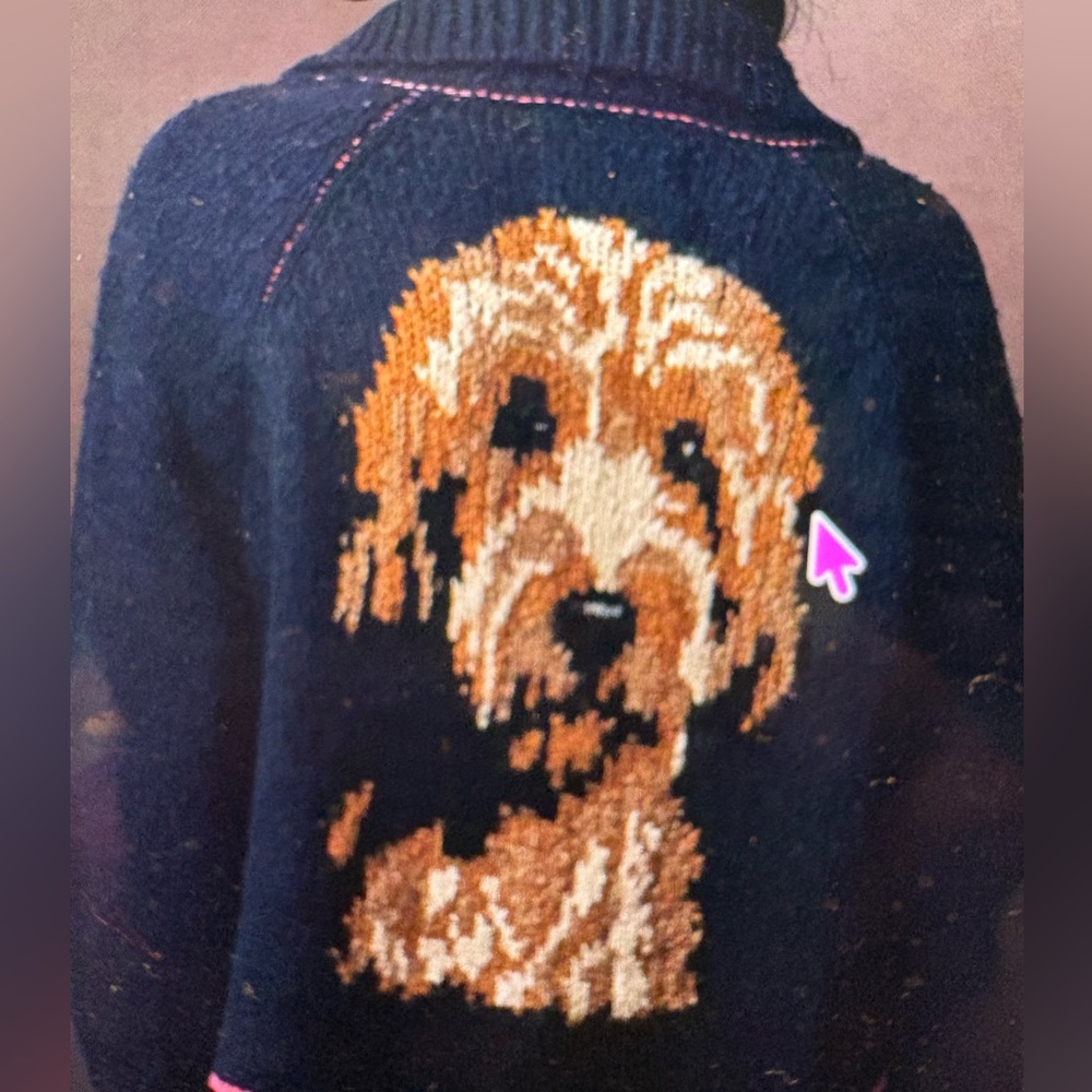 Anthropologie The Jesse Dog Icon Cardigan Sweater by Pilcro♥️Too Cute♥️❤️ - Picture 7 of 10